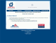 Tablet Screenshot of ahcha.org